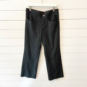 Athleta | Women’s Gray Canyon Casual Wool Blend Zip Calf Pockets Pants Size 10